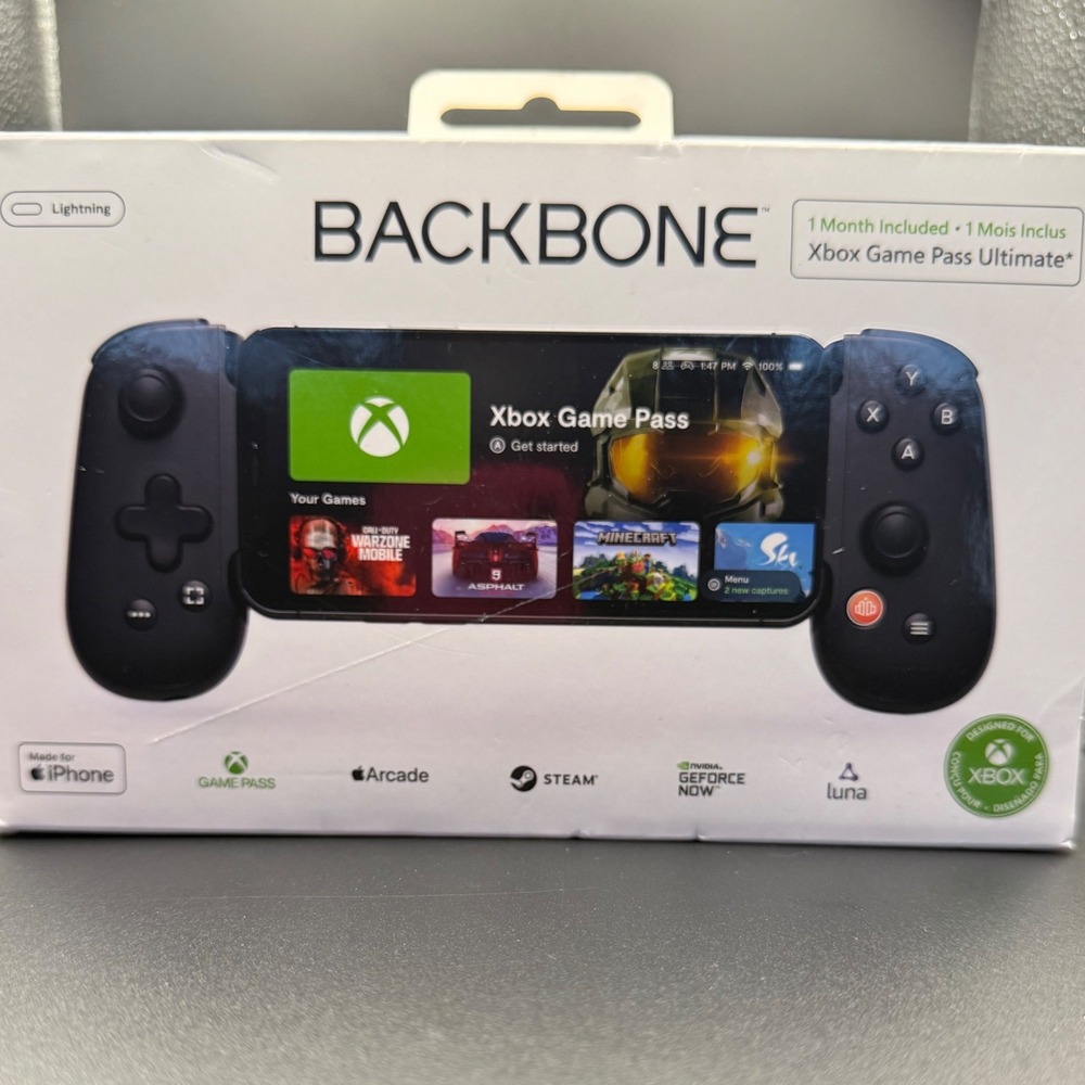 Backbone One Controller for Xbox iPhone Gaming‎ Remote Black